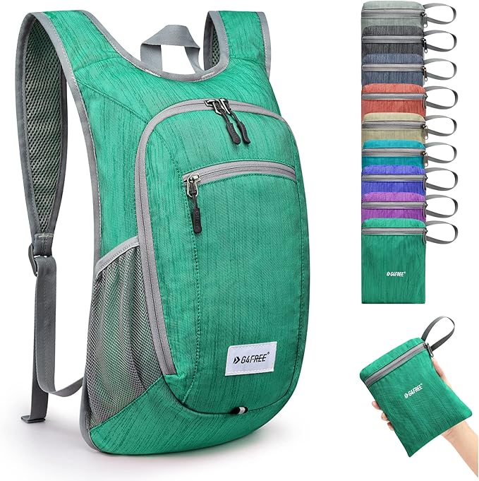 G4Free 10L/15L Hiking Backpack Lightweight Packable Hiking Daypack Small Travel Outdoor Foldable