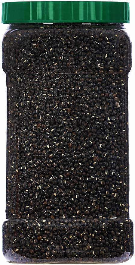 Rani Organic Urid/Urad Whole Black (Matpe Beans With Skin) Indian Lentils 64oz (4lbs) 1.81kg Bulk