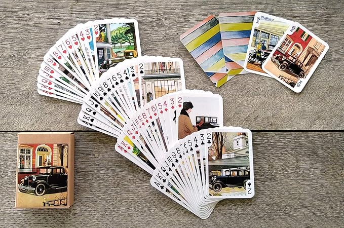 Classic Ford Playing Cards (Poker Deck 54 Cards All Different) Vintage Retro Classic Cars Twenties