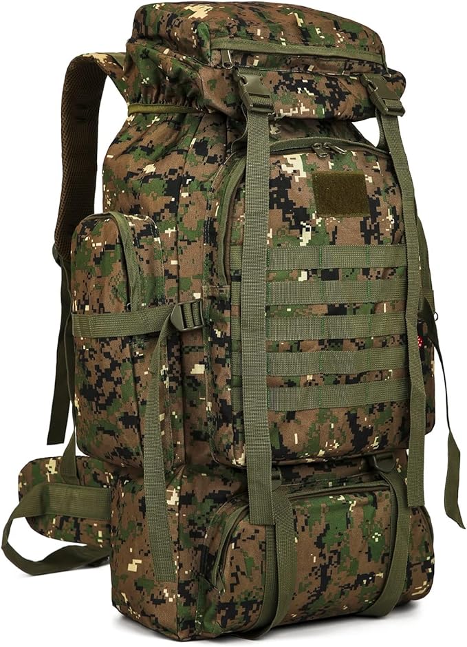 Hiking Backpack for Men 70L/100L Camping Backpack Military Rucksack Molle 3 Days Assault Pack for