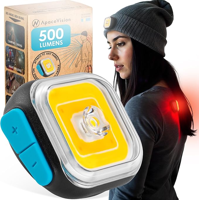 MEOLIGHT PRO 500 Lumen Light for Running, Dogs, Walking - Wearable Flashlight Chest LED Safety