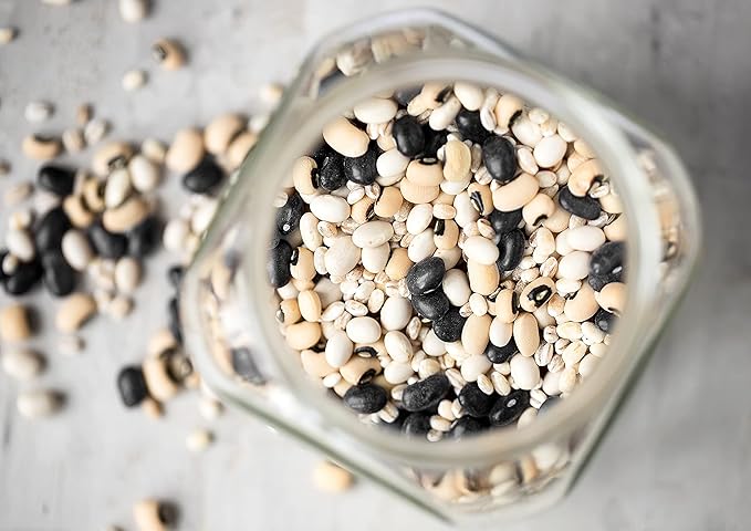 Food to Live Organic Black Bean Soup Mix, 3 Pounds - Contains Non-GMO Black Beans, Black-eyed Peas