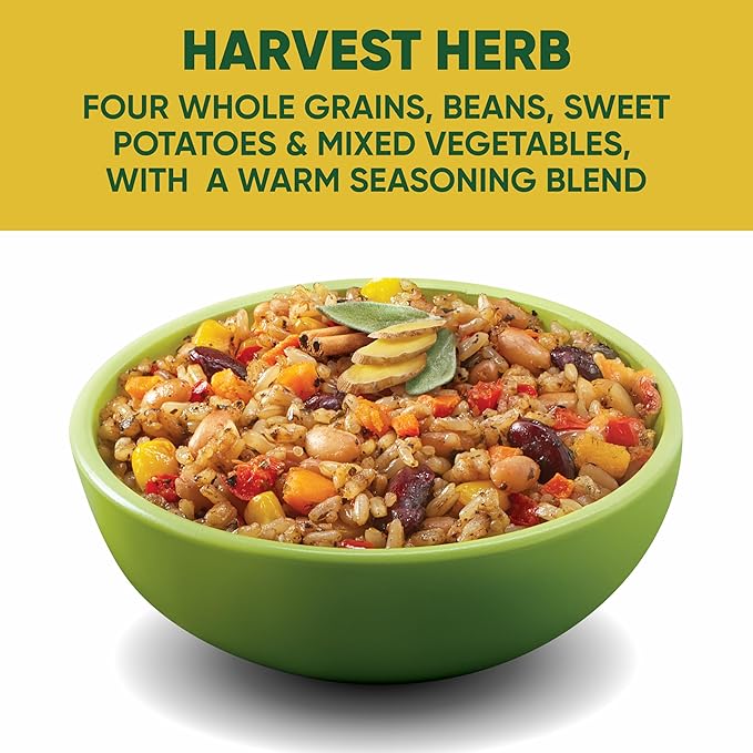 SEEDS OF CHANGE Organic Protein Bowl Harvest Herb, Prepared Entrée, Microwave in 90 Seconds, 9 oz