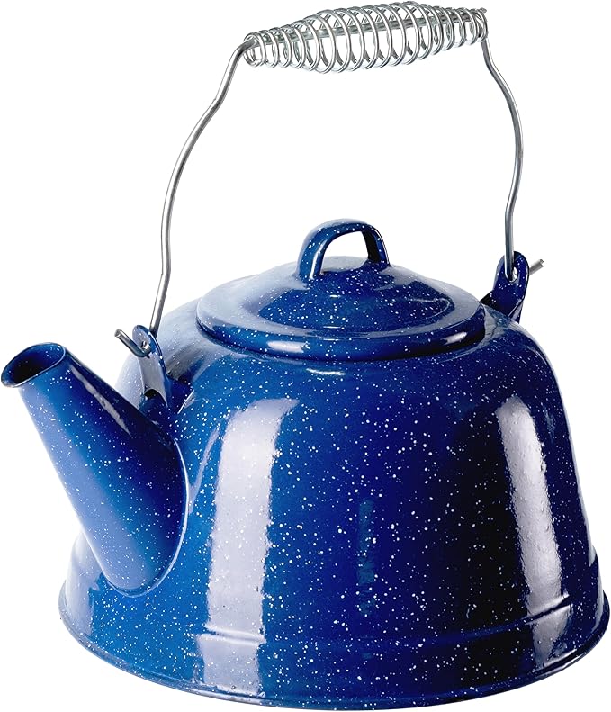 COLETTI Classic Camping Tea Kettle Stovetop — Travel Kettle, Camp Tea Pot for Stove