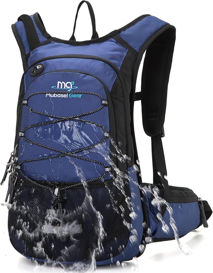 15L Insulated Hydration Backpack Pack with 2L Water Bladder Lightweight Hiking Backpack Bag for