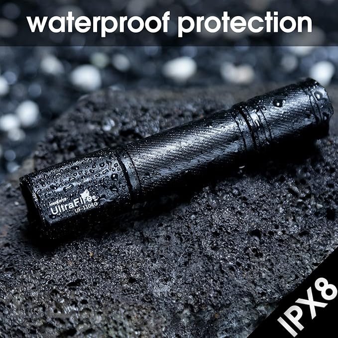 ULTRAFIRE Hunting Green Flashlight - 382 Yards Green Light Predator Light 520nm-540nm Green