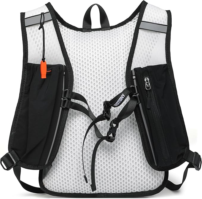 Wotony Lightweight Hydration Backpack with 2LOR 3LWater Bladder for Cycling Hiking Rave - Water