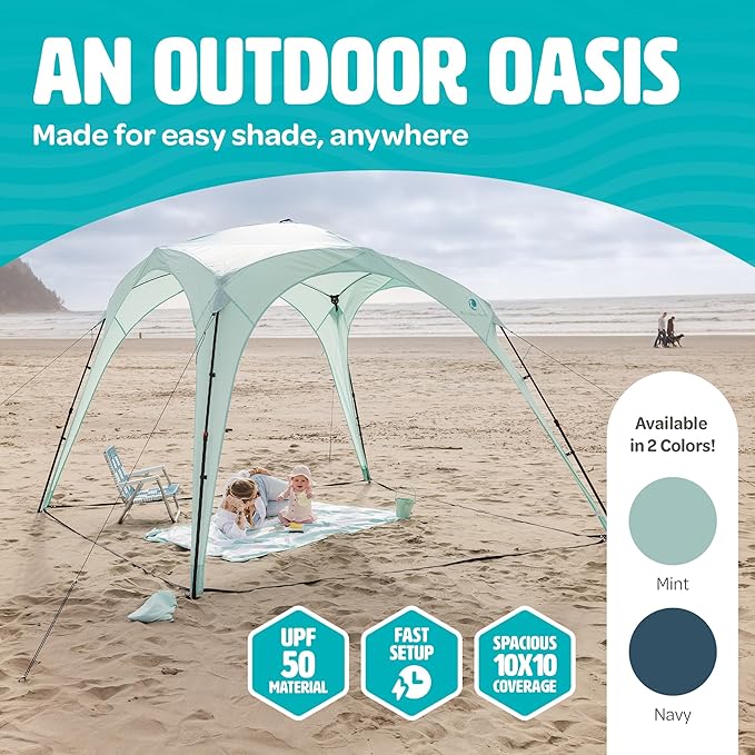 Pop Up Sun Canopy Shelter - Lightweight, Portable Outdoor Shelter with UPF 50+ Sun Protection &