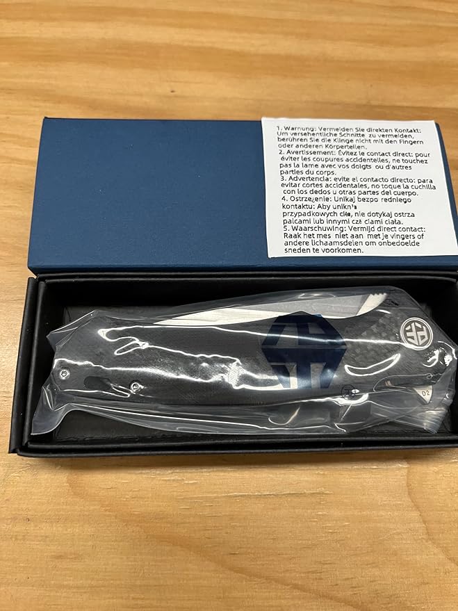 Petrified fish PF838 3.74" D2 steel folding knife outdoor tactical pocket knives G10 handle camping
