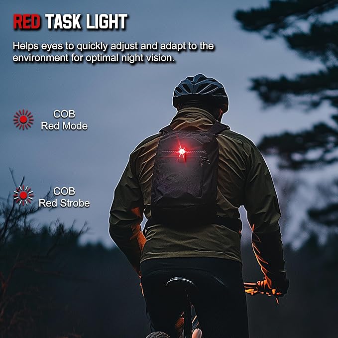 EDC Flashlight Rechargeable, 700 Lumens Mini LED Flashlight with 8 Modes Dual Light Sources