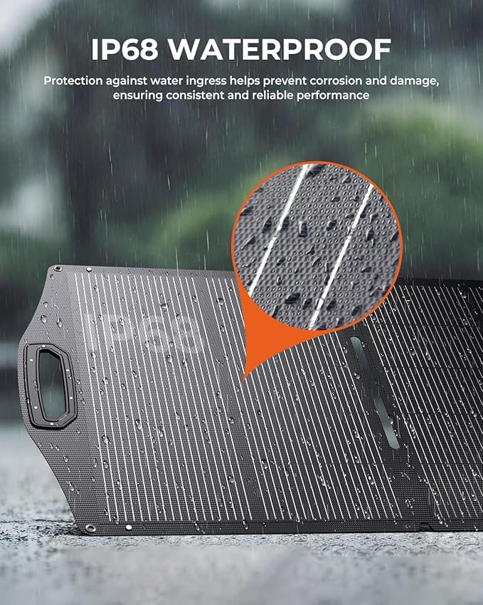 BigBlue SolarPowa 150 Foldable Solar Panel with Kickstands, IP68 Waterproof, 25% High Conversion