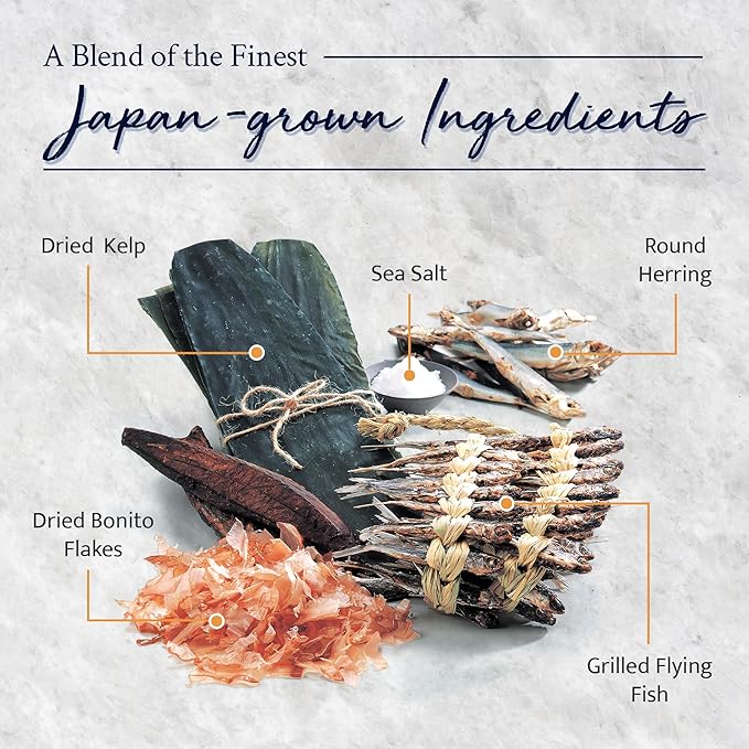 Kayanoya Dashi, Original Dashi Stock Powder, Dashi Powder with Superb Flavor from Bonito Flakes