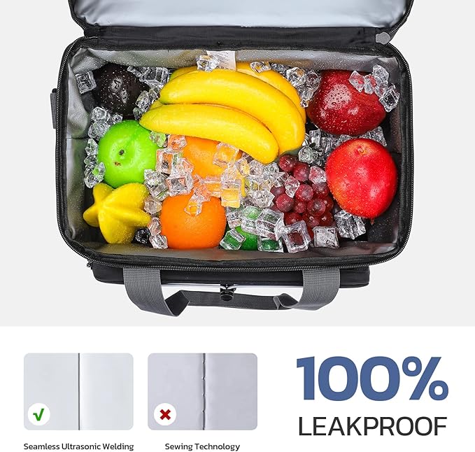 Maelstrom Collapsible Soft Cooler Bag, 24/30/60/75 Cans Beach Cooler, Ice Chest, Leakproof &