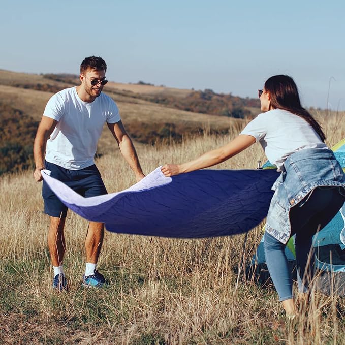 Outdoor Waterproof Blanket, Foldable Fleece Stadium Blanket for Outdoor Sports Event, Camping, Car