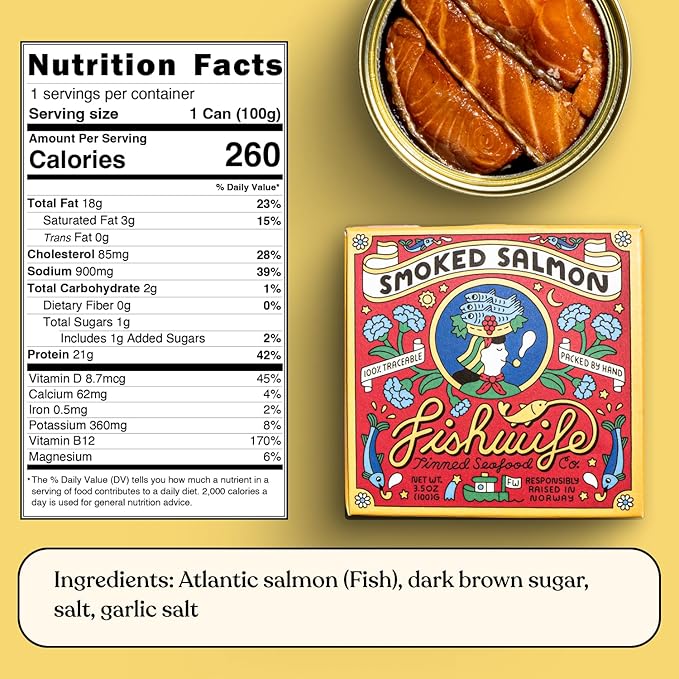Fishwife Smoky Trio 3-Pack (Smoked Rainbow Trout, Smoked Salmon, Smoked Mackerel) | Gluten Free