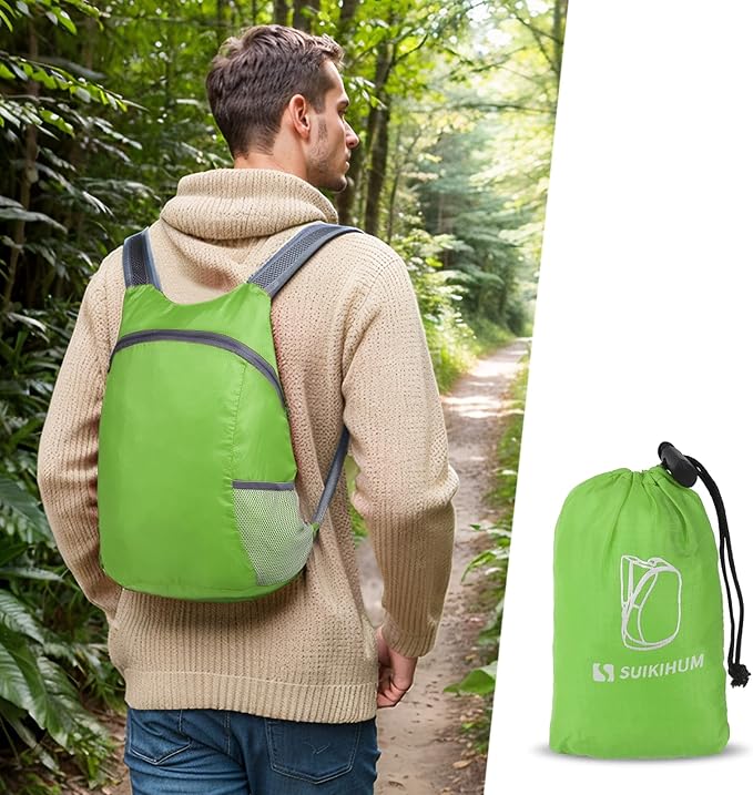 20L Ultra Hiking-Daypack Lightweight Foldable Travel Packable Backpack for Camping Cycling