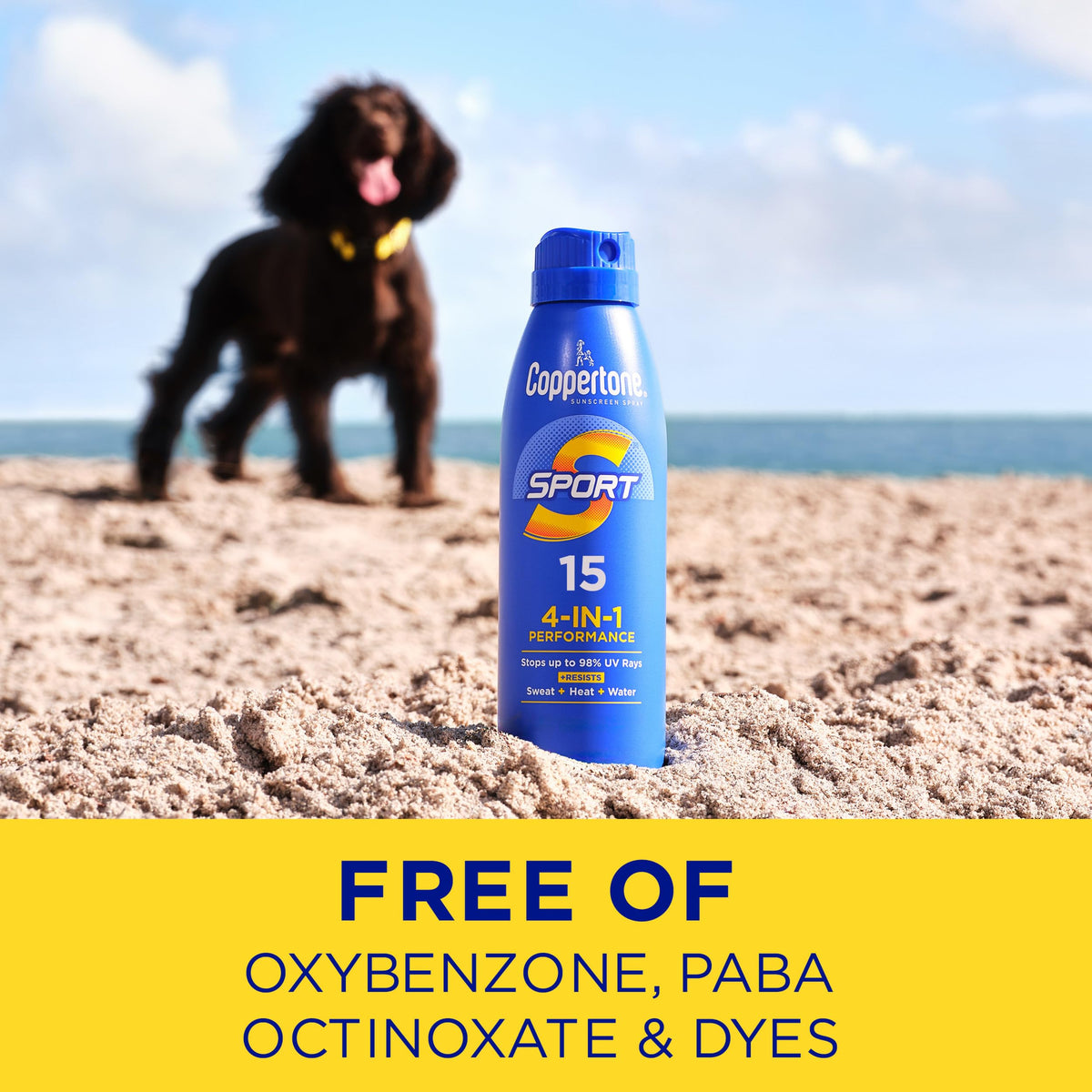 Coppertone SPORT Sunscreen Spray SPF 100, 5.5 FL OZ