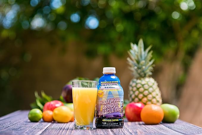Hollywood diet - 48-Hour Miracle Fruit Juice Cleanse Diet 1-Pack, Detox Cleanse for Weight Loss &