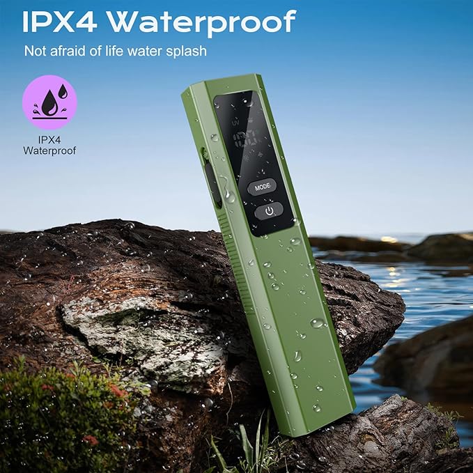 EDC Flashlight 4 in 1 Pocket Magnetic Slim Flat Flashlight High Lumens Work Light with Green Beam &