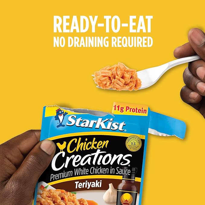 StarKist Chicken Creations Teriyaki, Single Serve Pouch, 2.6 oz