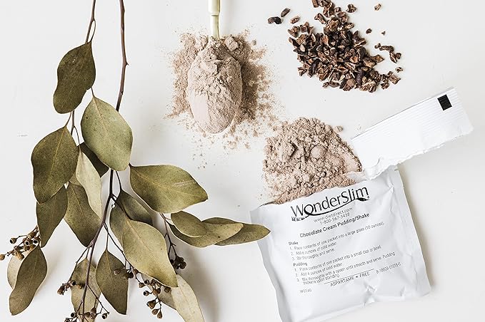 WonderSlim Meal Replacement Shake, Chocolate Cream, 15g Protein, 24 Vitamins & Minerals, Gluten