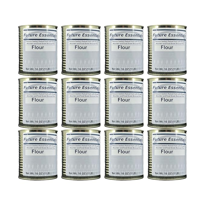 Future Essentials All Purpose White Flour | 100% Natural Whole Grain | Non GMO | Long Term Storage