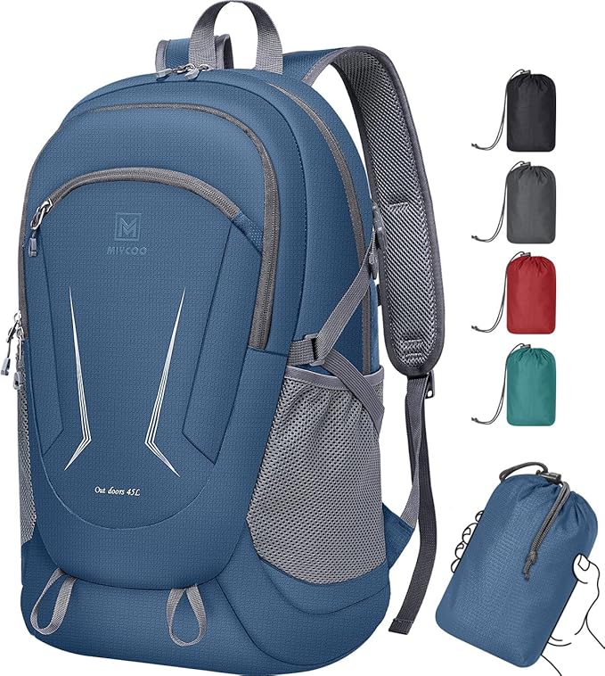 MIYCOO Backpack - Ultra Lightweight Packable Backpack for Travel Camping, 45L Hiking Back Pack