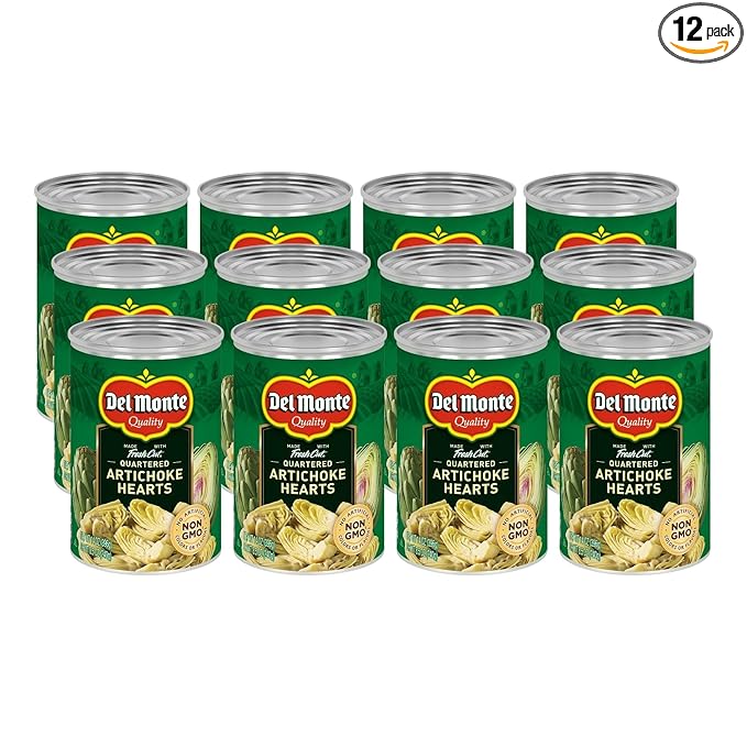 Del Monte® Quartered Artichoke Hearts 14 oz. Can, 12 Pack