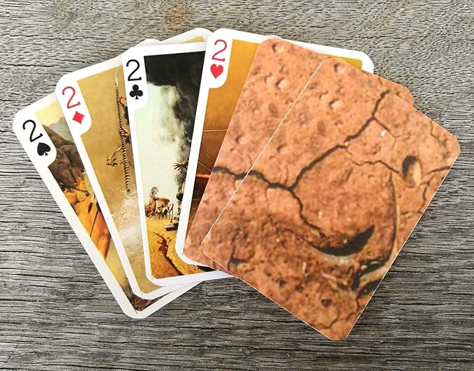 Wild WEST Playing Cards (Poker Deck 54 Cards All Different) Vintage Western Cowboys Pioneers Indians