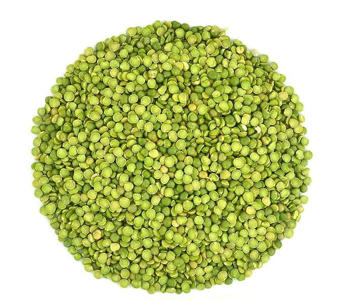 Organic Green Split Peas- Fiber & Protein rich, Raw, Non-GMO, Vegan Bulk-7LB