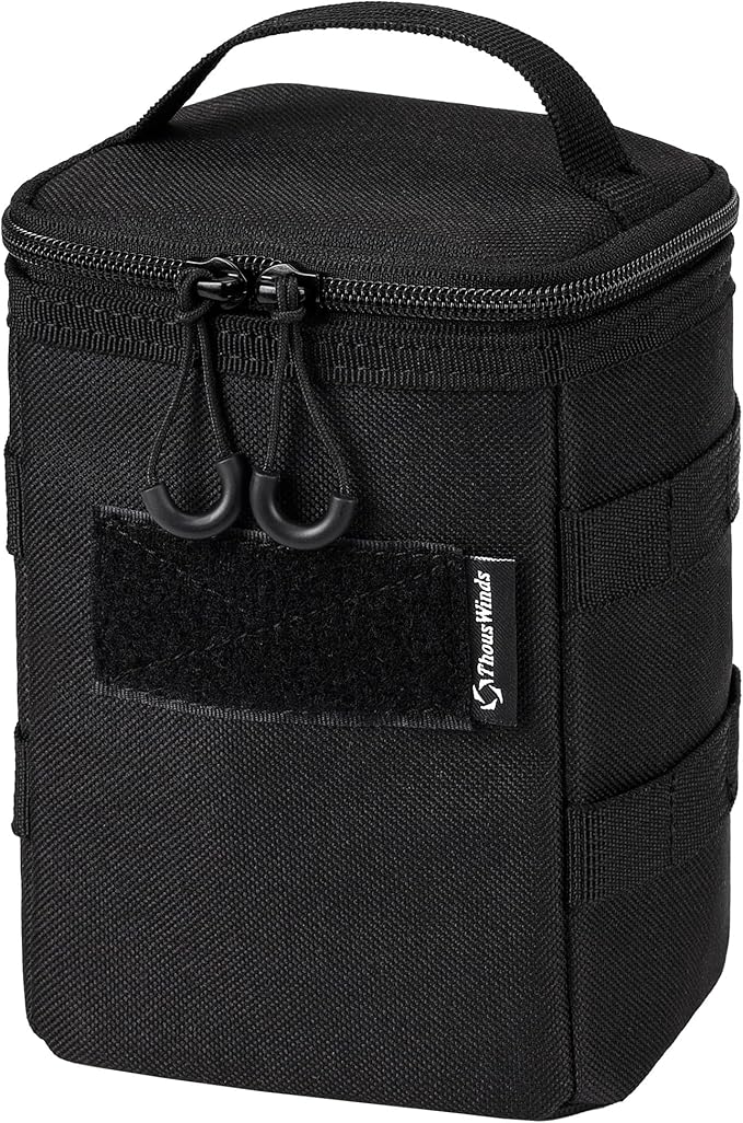 Lantern Storage Bag, Tactical Camping Storage Bag, Black