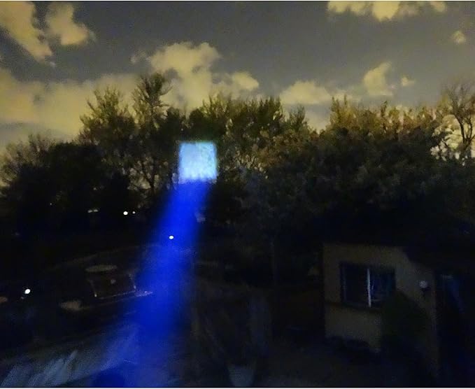 2 Pack LED Tactical Flashlight Water Resistant Military Grade 2000 Lumens 5 Modes Zoom Function
