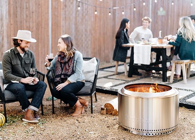 Solo Stove Yukon Big Yard Bundle 2.0 | Incl. Yukon Smokeless Fire Pit with Stand, Shelter, Shield