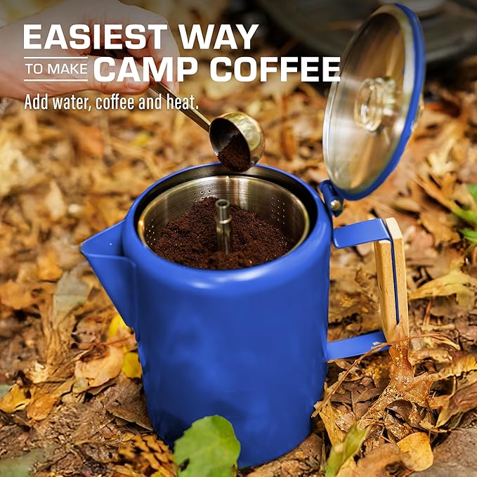 COLETTI Bozeman Camping Coffee Pot — Camping Coffee Makers, Coffee Percolator – America's Sleekest