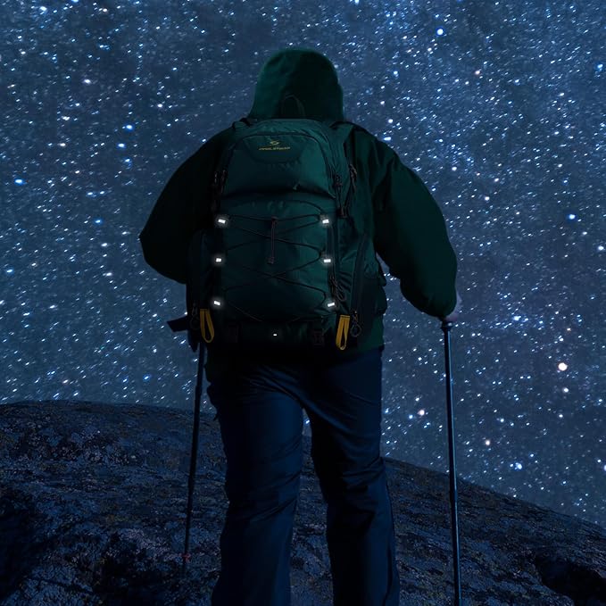 Maelstrom Hiking Backpack,40L Waterproof Camping Backpack,Men Women Packable Hiking Daypack with