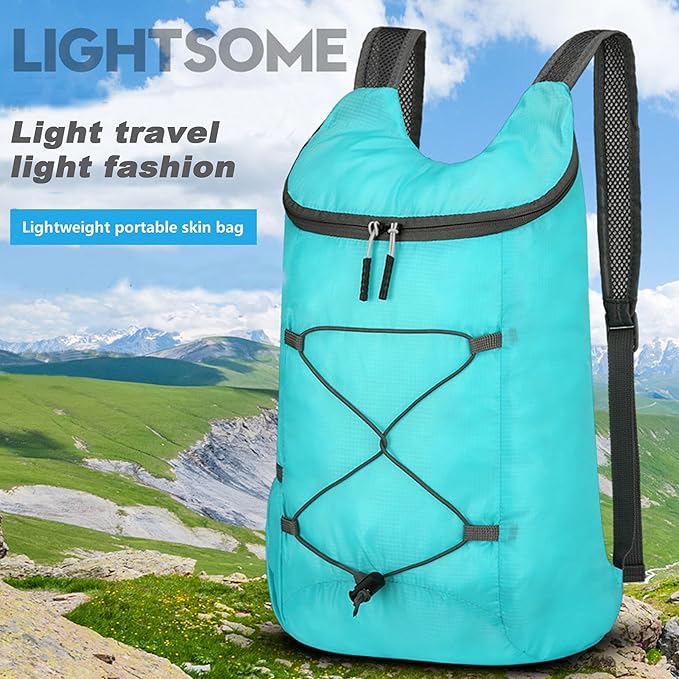 16L Lightweight Foldable Hiking-Backpack Small Packable-Daypack For Travel,Ultralight