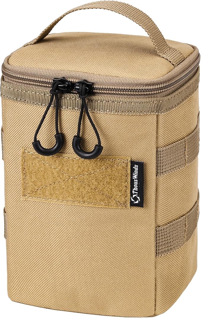 Lantern Storage Bag, Tactical Camping Storage Bag, Khaki