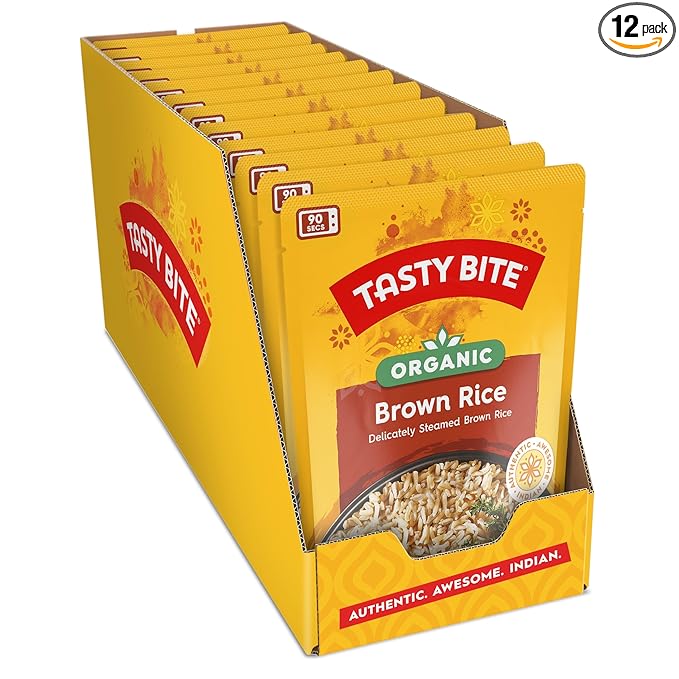 Tasty Bite Organic Brown Rice, 8.8 Ounce (Pack of 12)