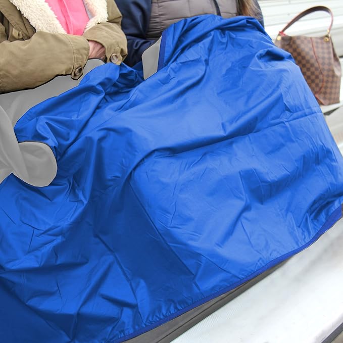 Threadart Outdoor Rainproof & Windproof Thick Stadium Blanket | for Camping, Picnic, Sports