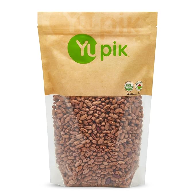 Yupik Organic Pinto Beans, 2.2 lb (35.3 oz), Non-GMO, Vegan & Gluten-Free, USDA Certified, Kosher