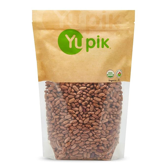 Yupik Organic Pinto Beans, 2.2 lb (35.3 oz), Non-GMO, Vegan & Gluten-Free, USDA Certified, Kosher