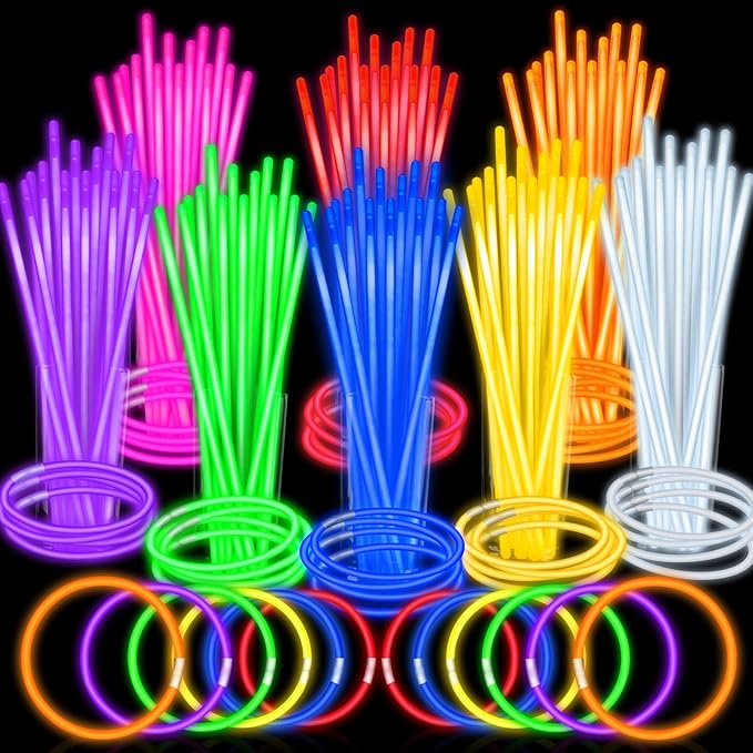 SpringFlower 400Pcs Glow Sticks Bulk Party Favor Supplies, Glow Sticks for Party Decorations