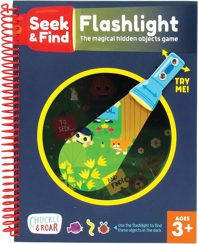 Chuckle & Roar Seek & Find Flashlight Activity Book