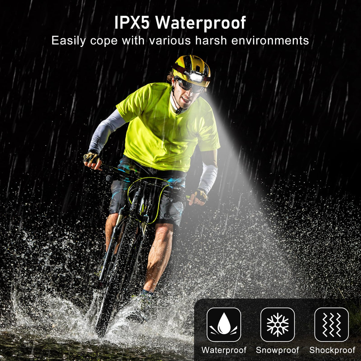 Blukar LED Headlamp - 2000L, Rechargeable - product view 7
