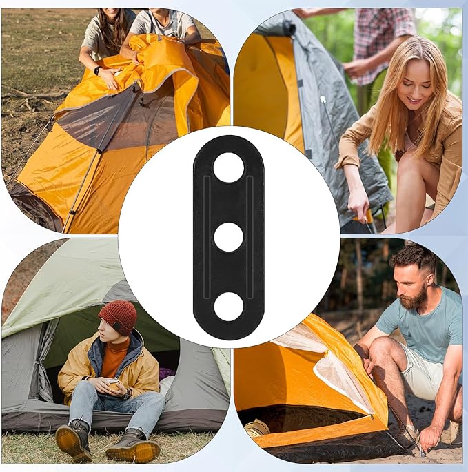 Rope Tightener, 30 PCS Tent Rope Tensioners Plastic Cord Tensioners Tent Wind Ropes Buckle