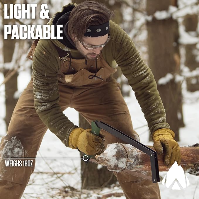 AGAWA - BOREAL21 Backwoods Kit - Includes 21" Folding Saw, Leather Sheath, 21" All-Purpose & 21"