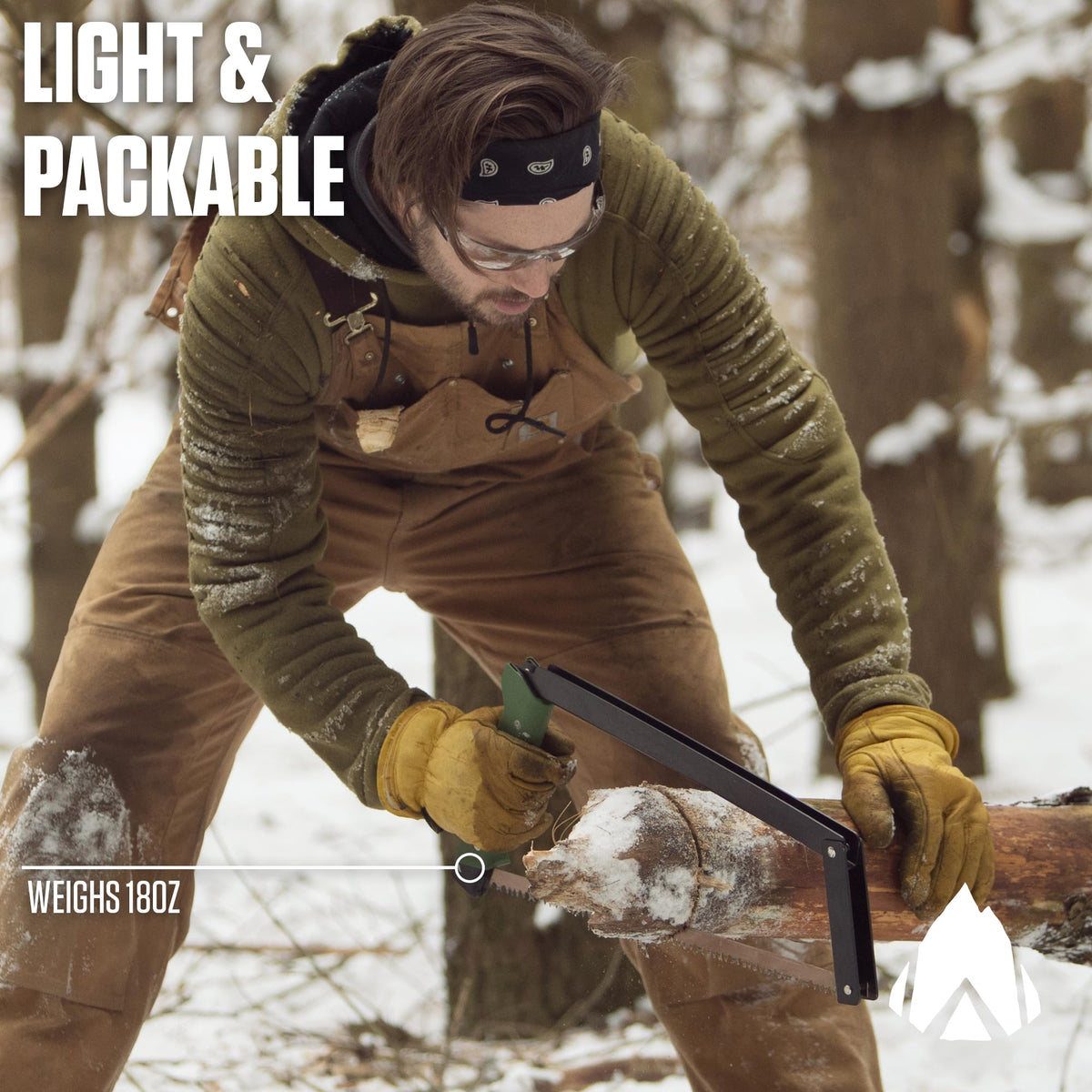 AGAWA - BOREAL21-21 Inch Folding Saw with All-Purpose Saw Blade - Camping Gear For Hiking, Fishing