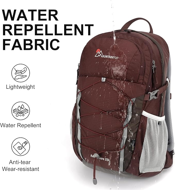 MOUNTAINTOP 25L/40L Hiking Backpack,Lightweight Travel Backpack for Men Women Outdoor Backpacking