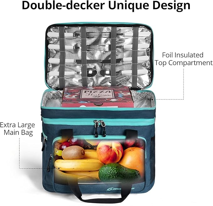 Maelstrom Collapsible Soft Cooler Bag, 24/30/60/75 Cans Beach Cooler, Ice Chest, Leakproof &