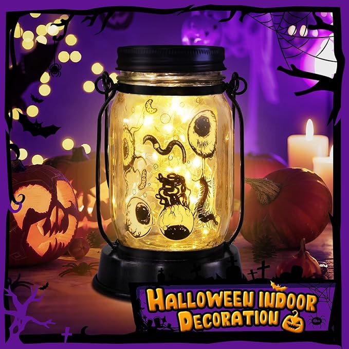 Halloween Decorations Halloween Decor Eyeballs Solar Lanterns Eyeball Decorations Outdoor Lights